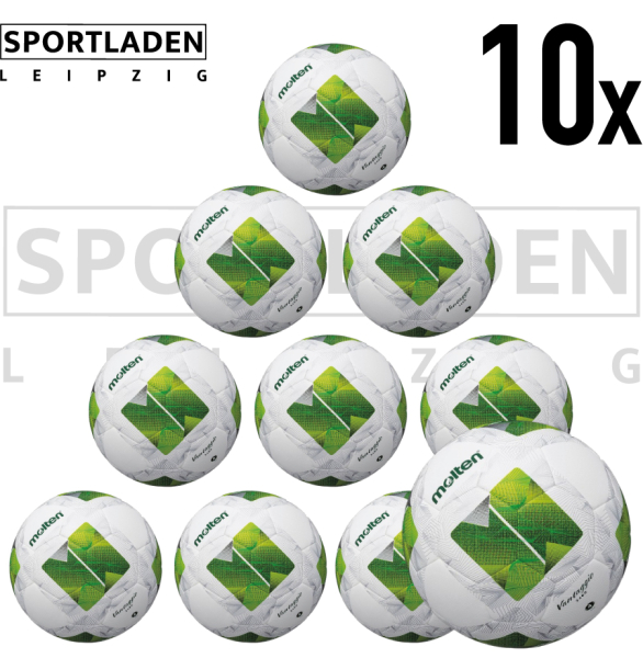 10er Ballpaket Kinderfußball Molten 350g Größe 4 - Vantaggio - F4N3400-G